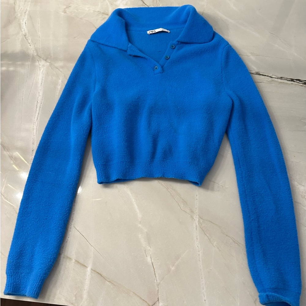 Zara cropped sweater